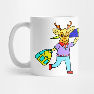 School start of school children school bag Mug